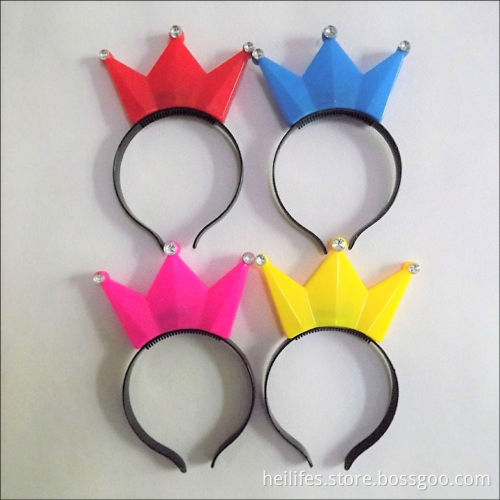 LED Light kids Toys Crown Headwear